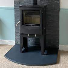 D Shaped Granite Fireplace Stove Hearth