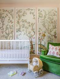 Chinoiserie Art Panels On Pink Nursery