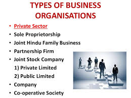Forms Of Business Organisations