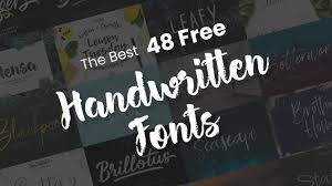 44 of the best free handwriting fonts