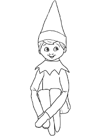:d please be sure to share this tutorial with your friends if you also find the elf on the shelf creepy, or if you think its adorable. Incredible Elf On The Shelf Coloring Template Picture Inspirations Dialogueeurope