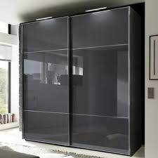 Black Glass Door Cupboard