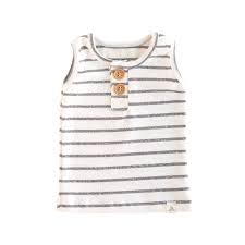 Lulu Roo Coastal Stripe Button Tank Products Buttons