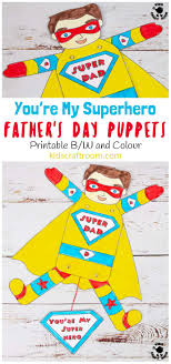 10 fantastic printable superhero masks for heroes of all ages! Father S Day Superhero Puppets Kids Craft Room