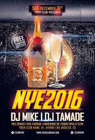 New Years Eve Free Flyer Template Download For Photoshop