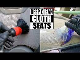 how to deep clean cloth car seats the