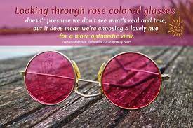 Rose Colored Glasses Glasses