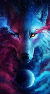 galaxy wolf wallpapers wallpaper cave