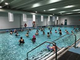 senior living water aerobics among
