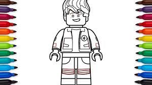 How to draw Lego Ninjago Kai (high school outfit) from the Lego Ninjago  Movie - YouTube