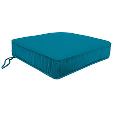 Turquoise Canvas Outdoor Gusseted Deep