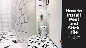 how to install l and stick tile