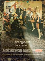 anso carpet fiber ad 1973 trend mills