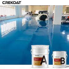 semi gloss paint epoxy sealed concrete