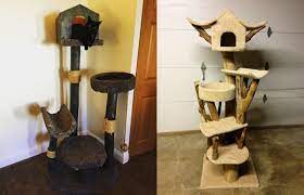 This Diy Pet Tree House Keeps Cat S