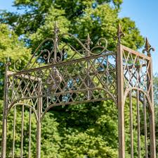 Ornate Garden Arch And Gates Romantic