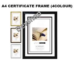 Picture A4 Certificate Frame