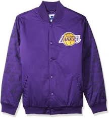 Nba los angeles lakers basketball bomber jacket starter size l adult. Starter Nba Los Angeles Lakers Men S Varsity Bomber Jacket X Large Purple Buy Online Sportswear At Best Prices In Egypt Souq Com