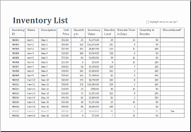 18 Tool Inventory Spreadsheet Lodeling Com