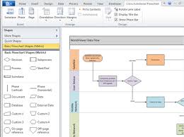 Enhanced Process Flow Templates Microsoft Visio 2010