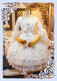 Us 228 99 Elpress The Light Of The Fireflies Middle Length Sleeves Vintage Rococo Lolita Op One Piece Dress M Lolitaknot Com