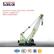 China Zoomlion Crawler Crane 55 Ton Crane Zcc550h Crawler