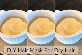 moisturizing diy hair mask for dry hair