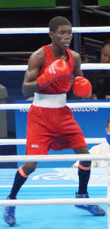 Yuberjen martinez of colombia in action against amit panghal in men's lightweight round of 16 bout. Yuberjen Martinez Wikipedia