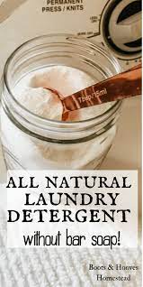 diy natural laundry detergent without