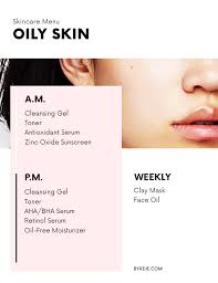 Your free skin care course: The Exact Regimen You Should Be Following For Your Skin Type Oily Skin Skin Care Best Skincare Products