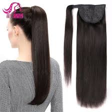 Pony Tail For Russia Women Pure Color Hair Extensions
