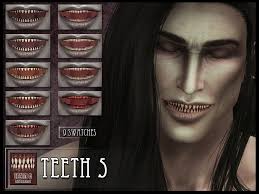 the sims resource monster teeth 5
