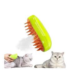 self cleaning steam cat brush