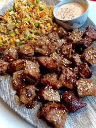 easy hibachi steak and fried rice