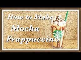 easy starbucks mocha frappuccino