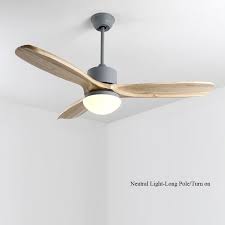 Nordic 48 Inch Led Ceiling Fan Wooden Ceiling Fans Light Bedroom Ceiling Fan With Lights Remote Control Free Shipping Ceiling Fans Aliexpress