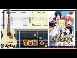 Have fun playing this song! Guitar Tab Nikuhaku Nisekoi Ost Fingerstyle Tutorial Sheet Lesson Anp Youtube