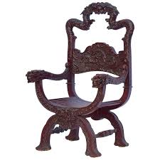 Asian oriental vintage rose wood carved dragon throne chair with marble (124645738779). Dragon Chairs 18 For Sale On 1stdibs