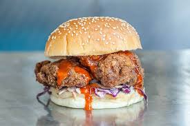 This is a healthy, spicy ground chicken burger topped with smashed avocado and a homemade coleslaw. Top 10 Fried Chicken Burgers In London About Time Magazine