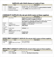 Supply Inventory Template 19 Free Word Excel Pdf Documents