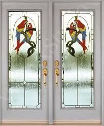 Glass Bird Entry Doors Making Stained
