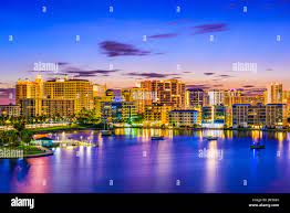 Sarasota, Florida, USA Skyline ...