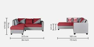 blissplus fabric rhs sectional sofa