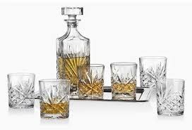Whisky Decanter And Glass Set 7pc