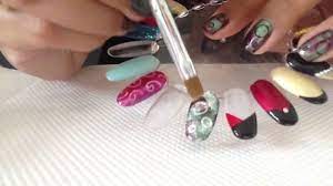 easy cnd sac bubble nail art