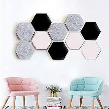 Felt Hexagon Bulletin Board Tiles Set W
