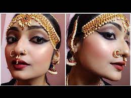 indian clical dance makeup