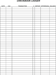 Printable Checkbook Register Page Download Them Or Print