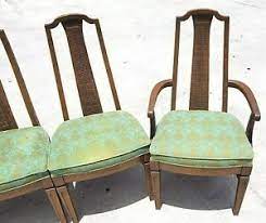 Located in palm springs, ca. Set Of 6 Vintage Mcm Cane Back Dining Chairs By Bedell Products Ebay