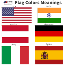 diffe colors on flags mean